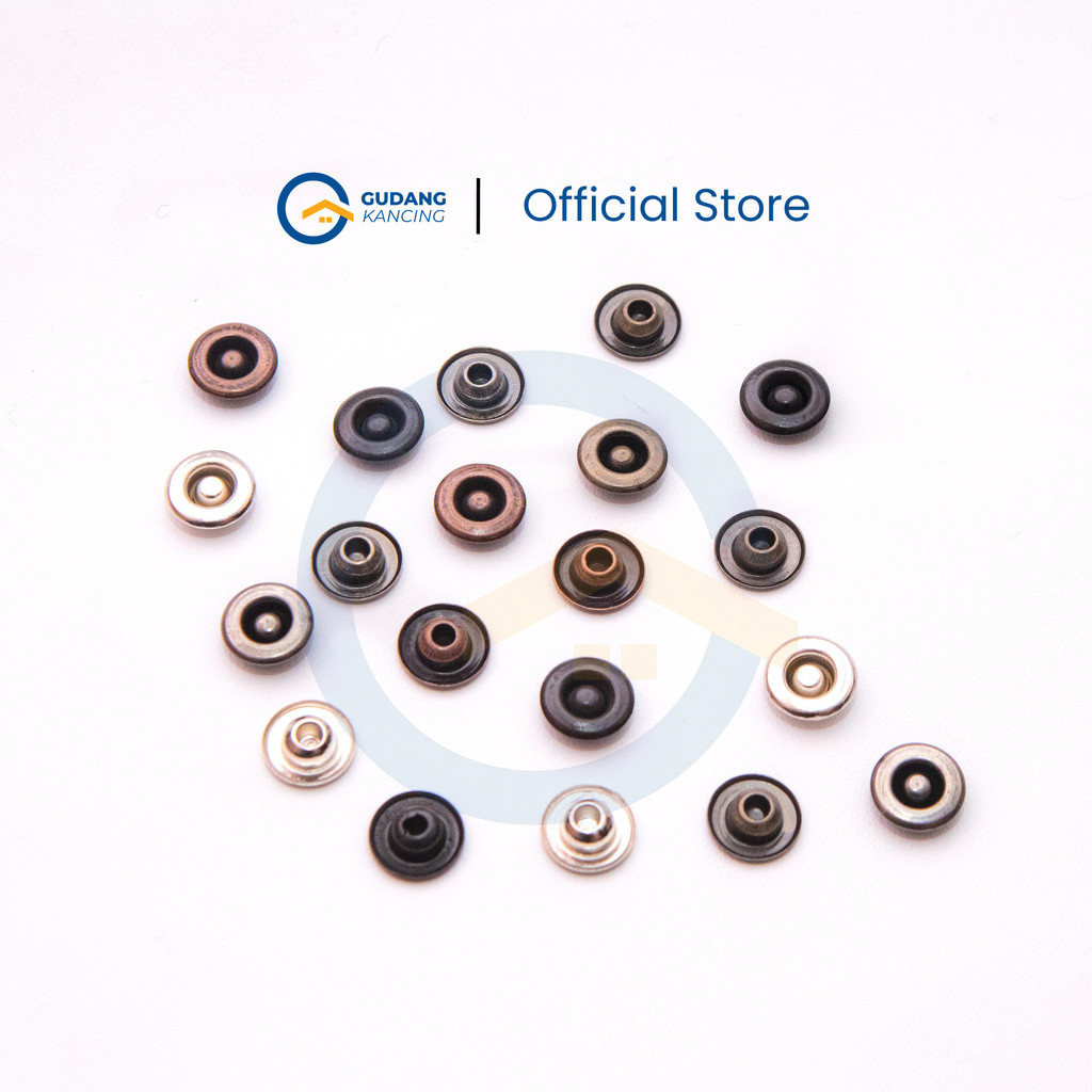 (12 SET) Rivet Dalam 10 mm - Rivet Celana Jeans