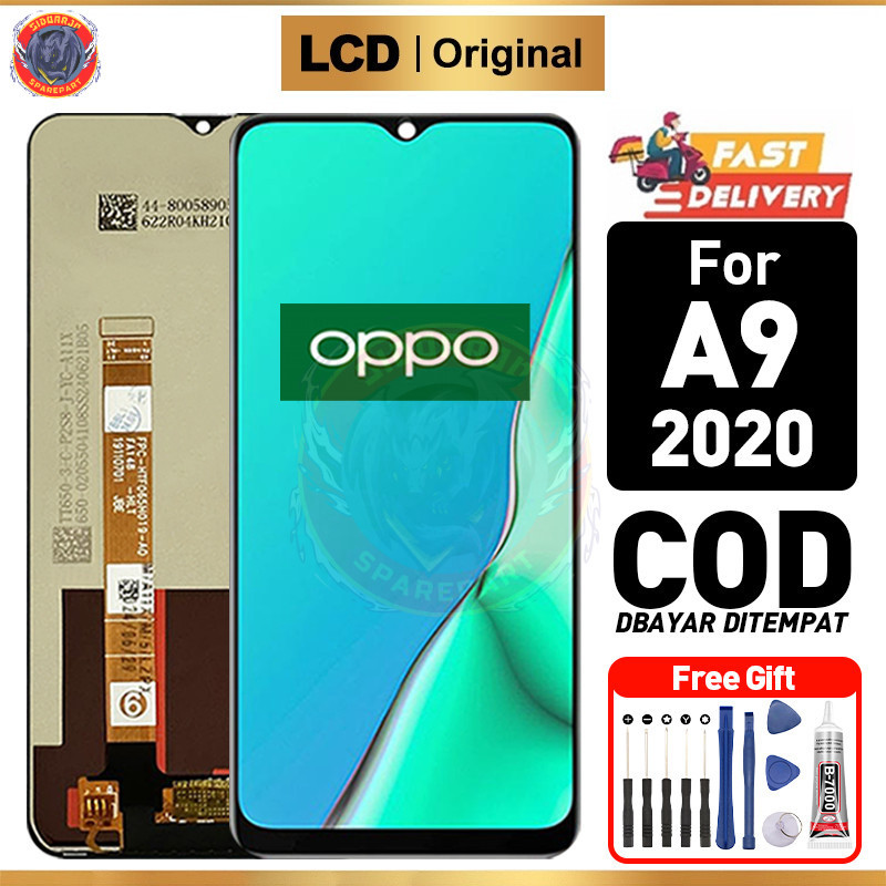Lcd Oppo A9 2020 Original Fullset Ori Asli Hp Touchscreen Murah For Glass Touch Screen Digitizer