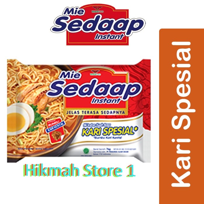 

ECER Mie Sedap Kuah Rasa Kari Spesial Mie Instan Kuah Halal - 76gr