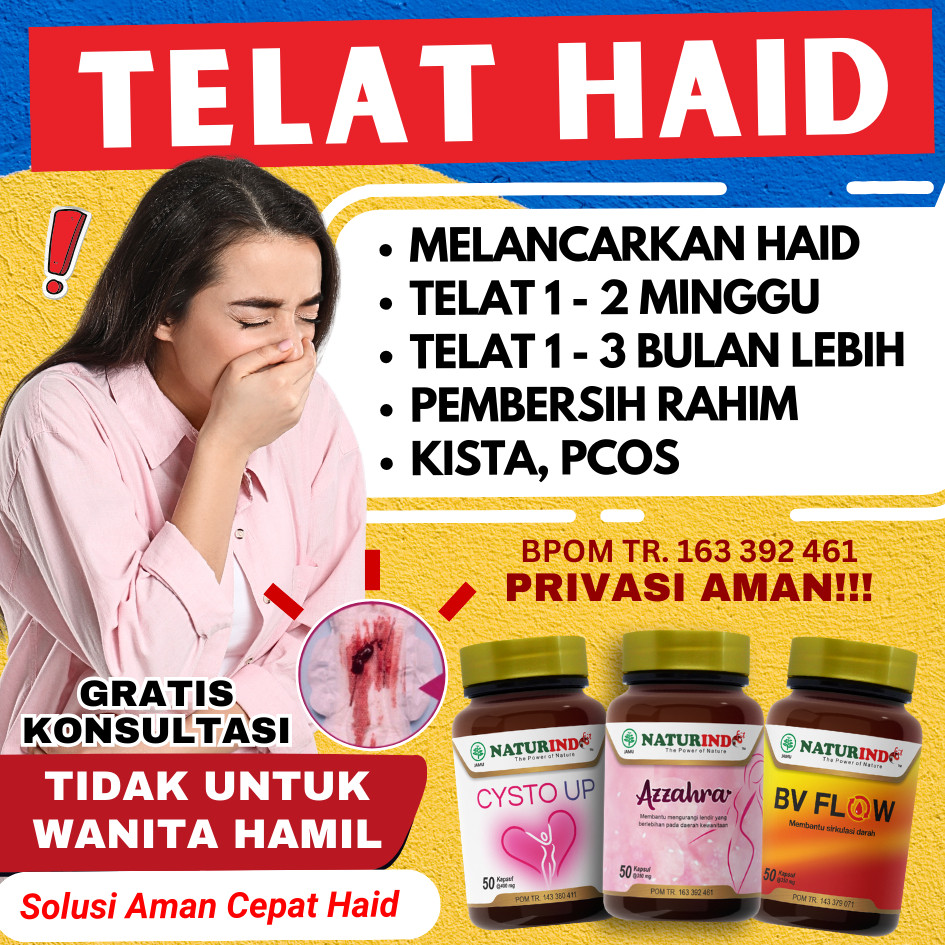 Obat Telat Haid Terlambat Datang Bulan 1 2 3 4 5 bulan pelancar haid ampuh datang bulan tidak teratu
