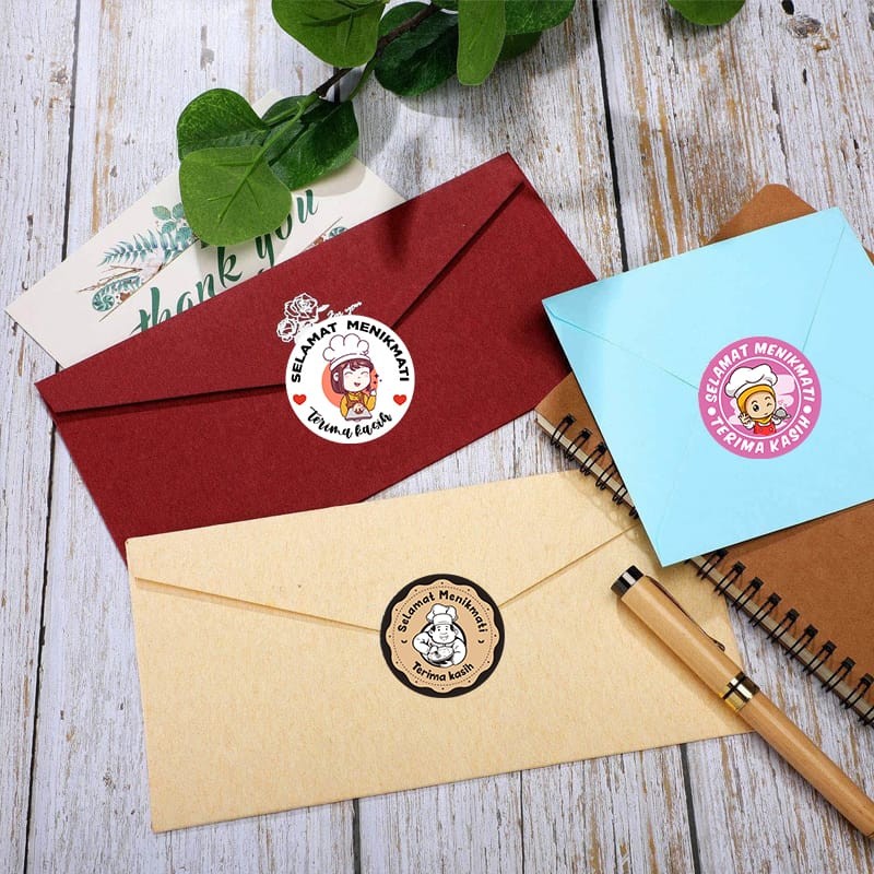 

Stiker Jualan Terima Kasih Selamat Menikmati 500 Label Sticker Bulat Roll untuk Makanan, Kue, dan Catering Motif Beragam Cantik Makain Fashion