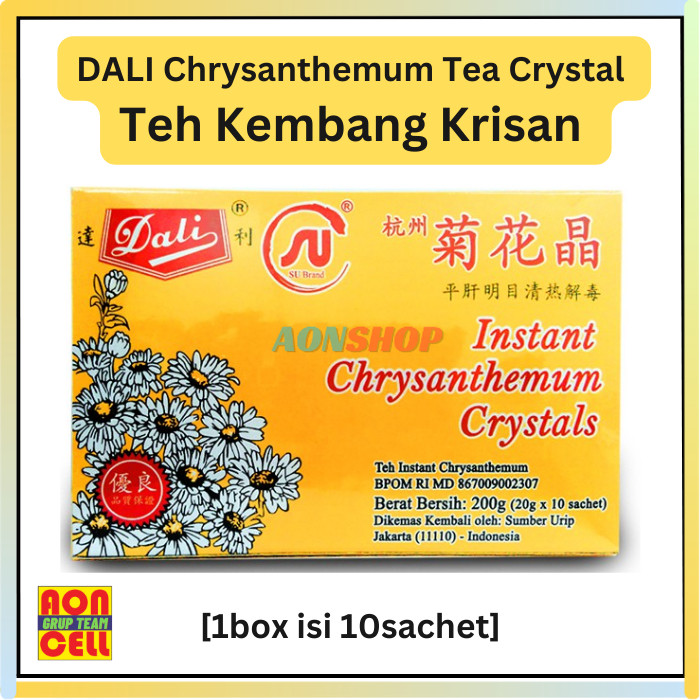 

[AS] DALI Chrysanthemum Tea Crystal / Teh Kembang Krisan 200gr [1box isi 10 sachet]