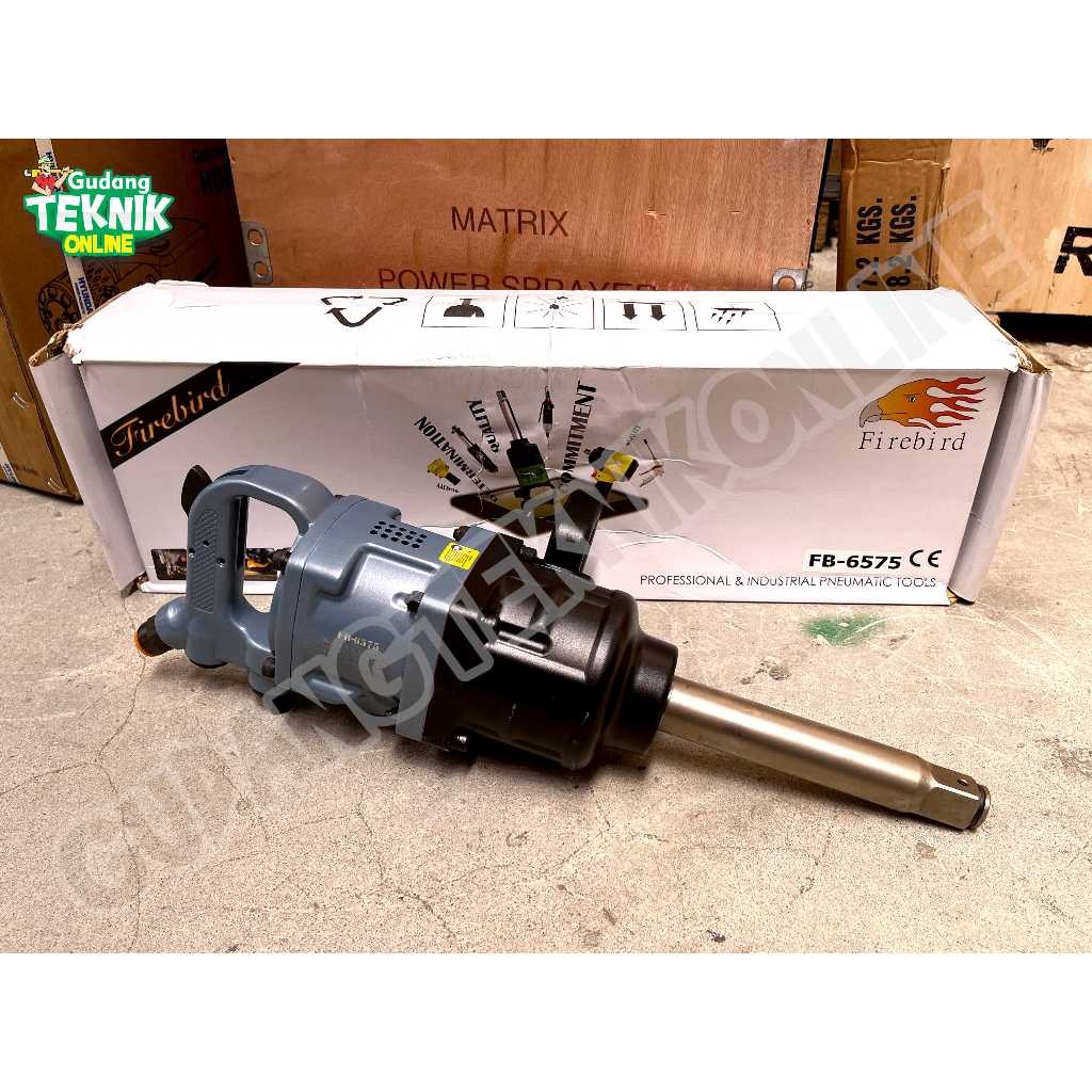 Air Impact Wrench 1" FIREBIRD FB6575 2848Nm / Bor Impact Impek Pembuka Buka Baut Pengencang Roda Tru