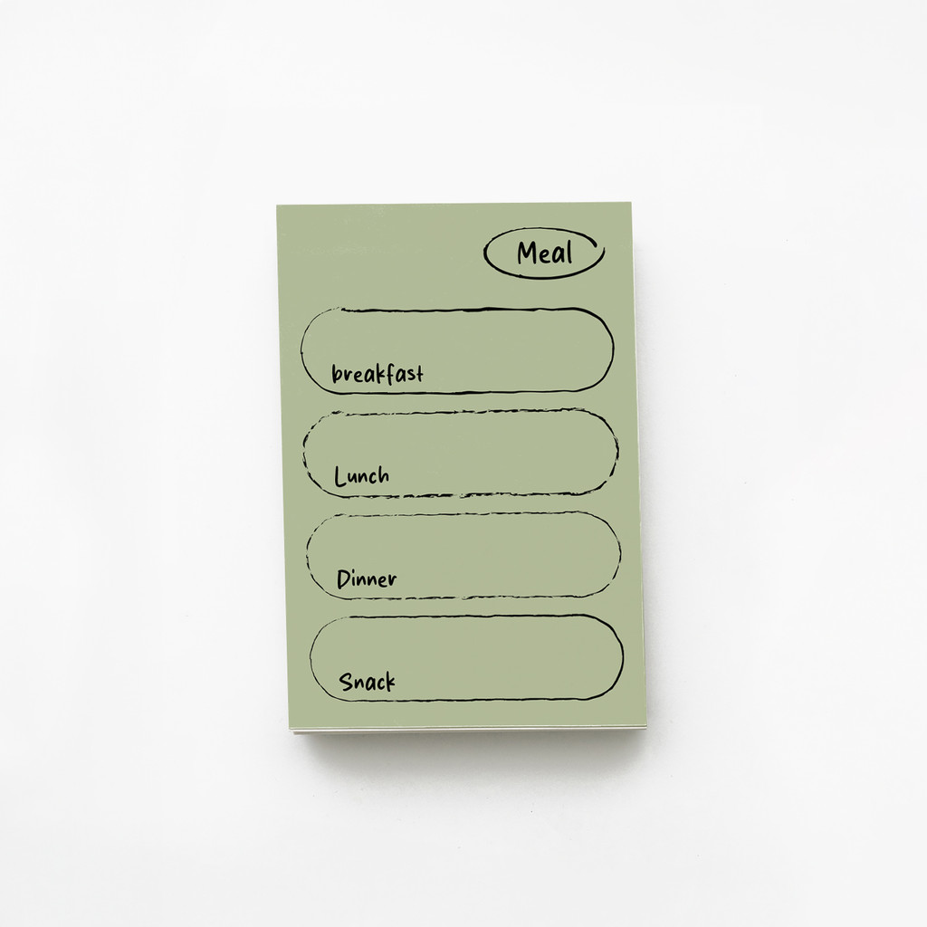 

bukuqu Memo A7 #Meal - Memopad note paper