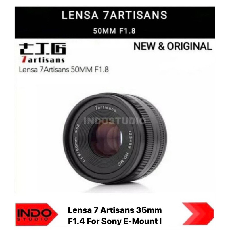 Lensa 7 Artisans 35mm F1.4 For Sony E-Mount Half frame 7artisan 35mm F1.4 For Sony