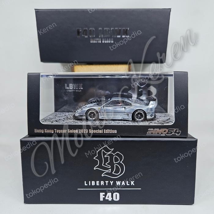 Pee99 Diecast Inno 64 CHASE CAR Hong Kong Toycar Salon 2023 Special Edition Liberty Walk Ferrari F40