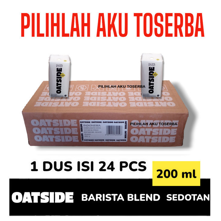 

OATSIDE BARISTA BLEND SEDOTAN Susu Oat Milk 200 ml -(1 DUS ISI 24 PCS)