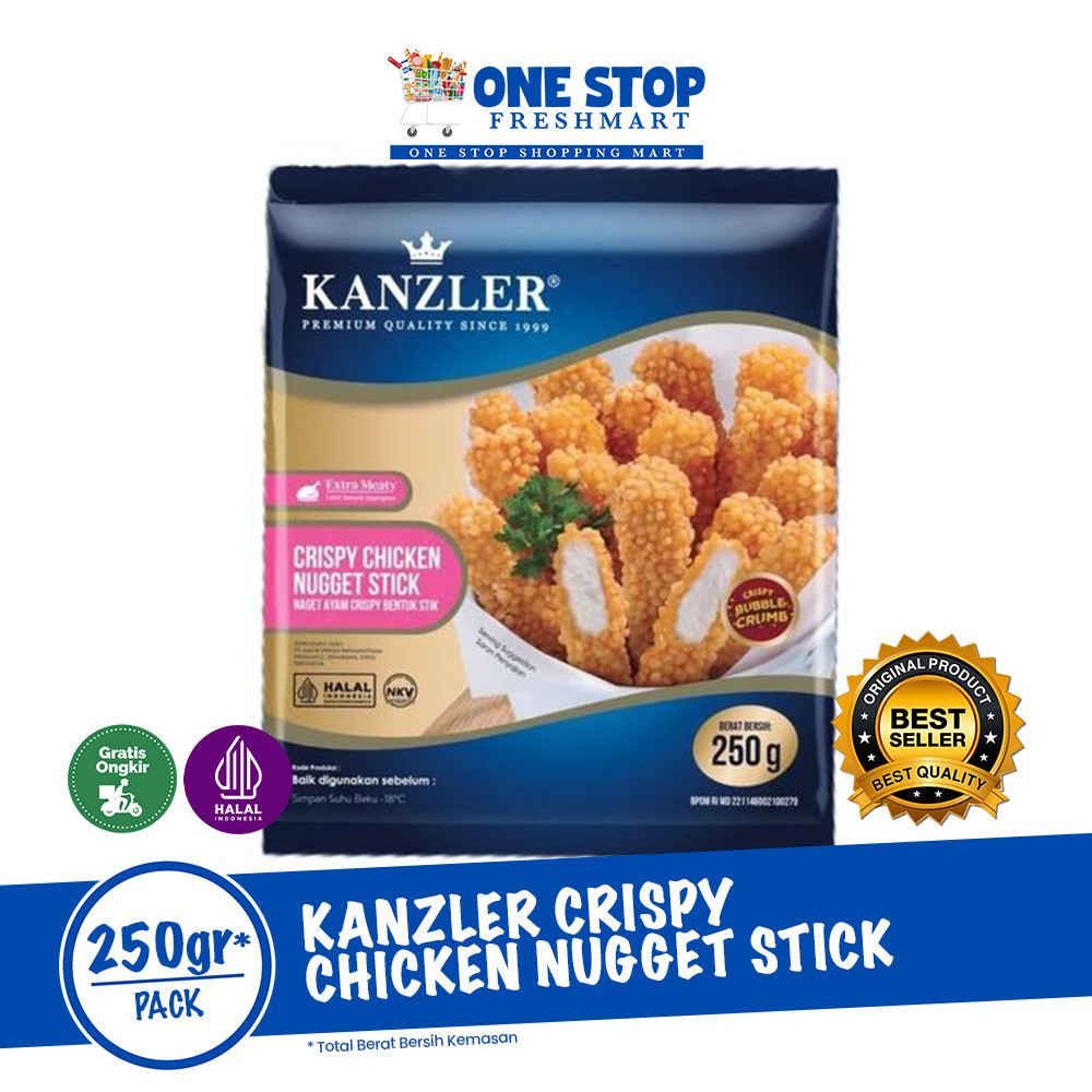 

KANZLER CRISPY CHICKEN NUGGET STICK 250GR