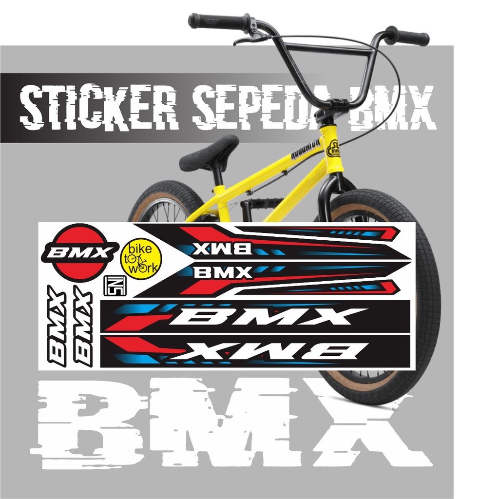 STICKER SEPEDA STRIPING VARIASI SEPEDA BMX / BMX VARIASI STICKER / BMX 02 07