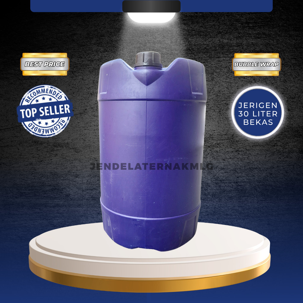 JERIGEN 30 LITER BEKAS - Bahan Plastik Berkualitas