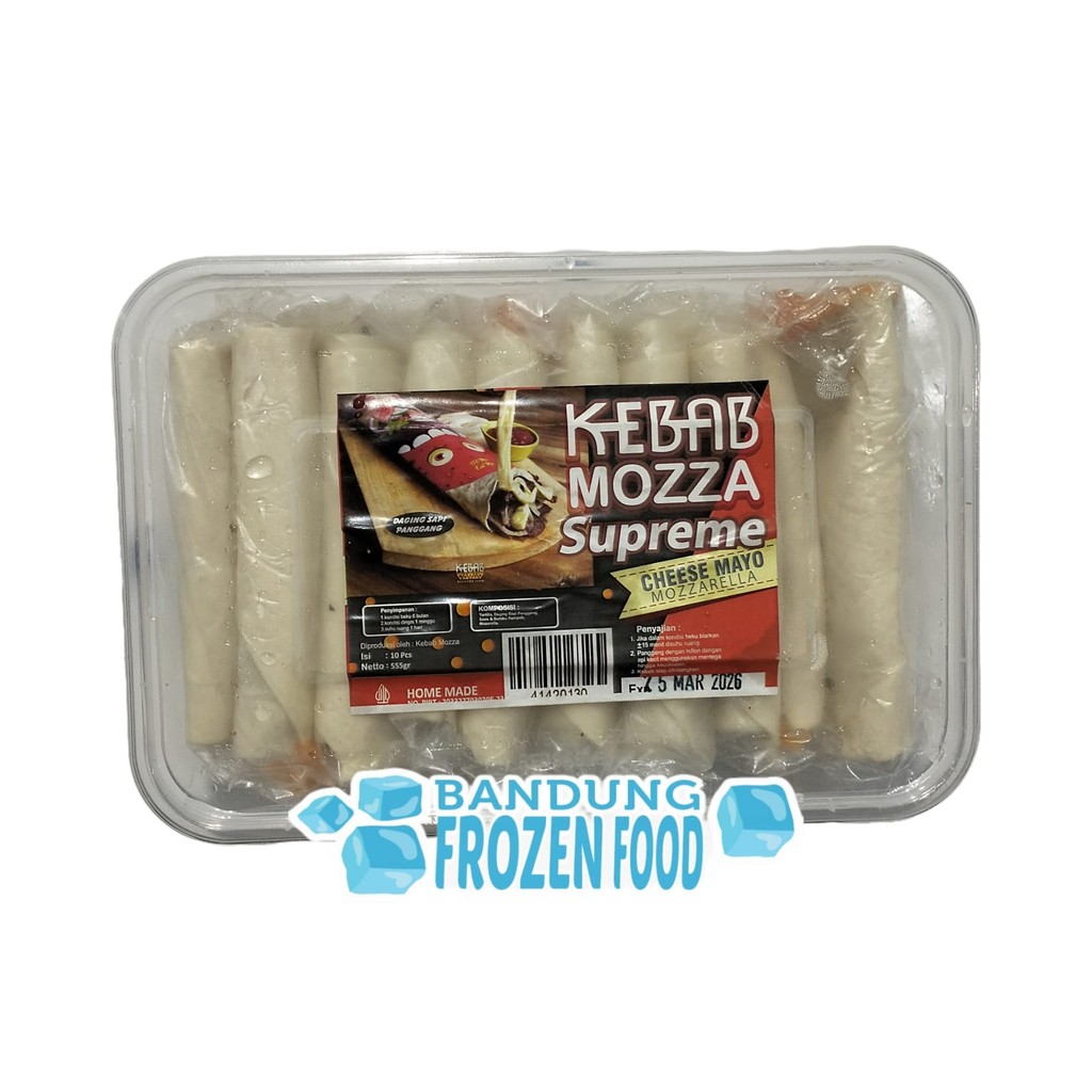 

KEBAB SUPREME CHEESE MAYO MOZZARELLA ISI 10 - BOX