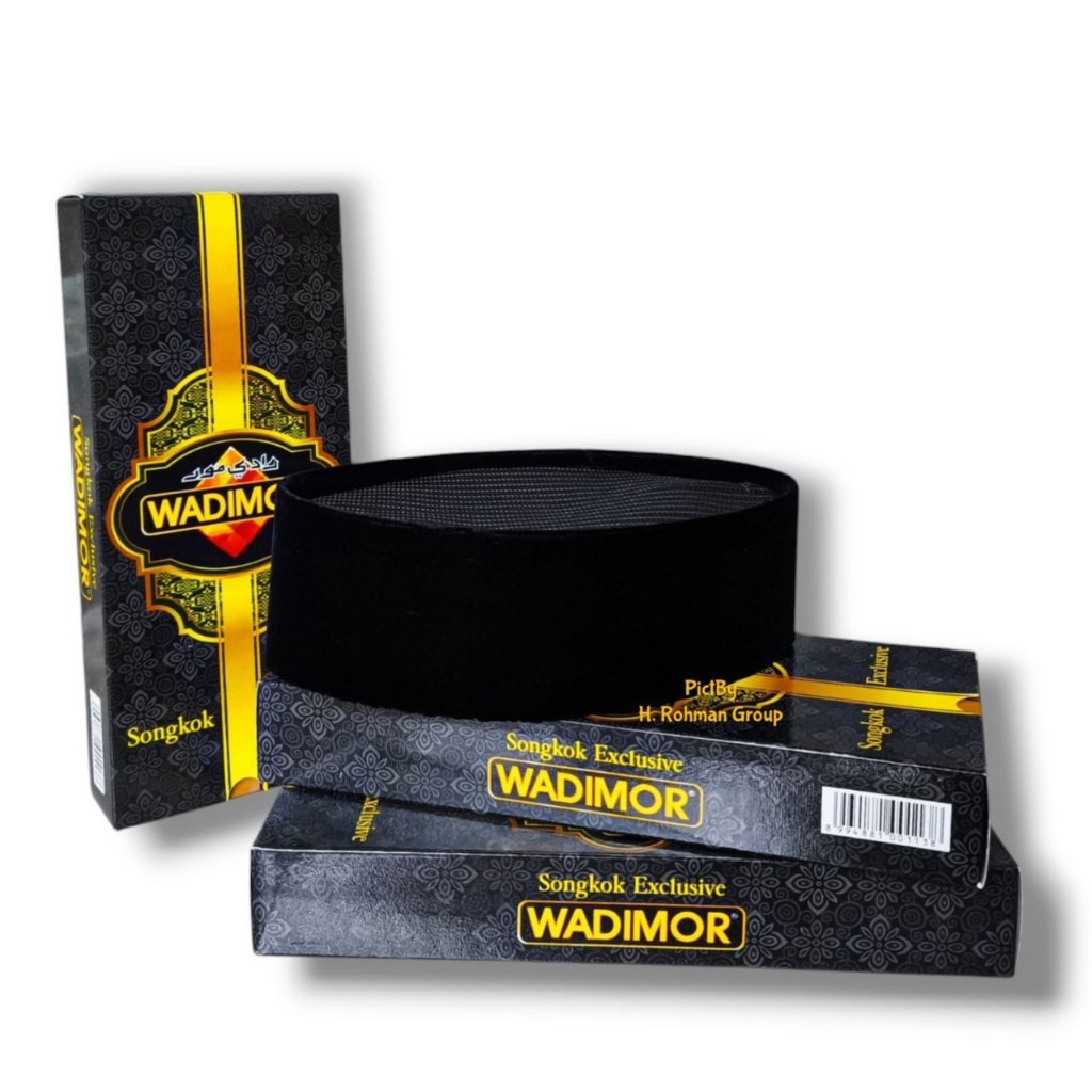 Peci Wadimor Hitam Full AC, Non AC, AC, Susun | PECI WADIMOR | Kopiah Wadimor Anak Dewasa Santri Per