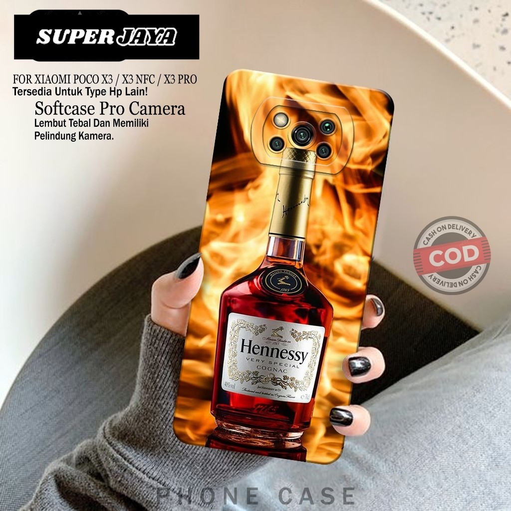 Softcase Hp Xiaomi Poco X3/X3 NFC/X3 PRO Fashion Case Minuman Case Poco X3/X3 NFC/X3 PRO Silikon TPU