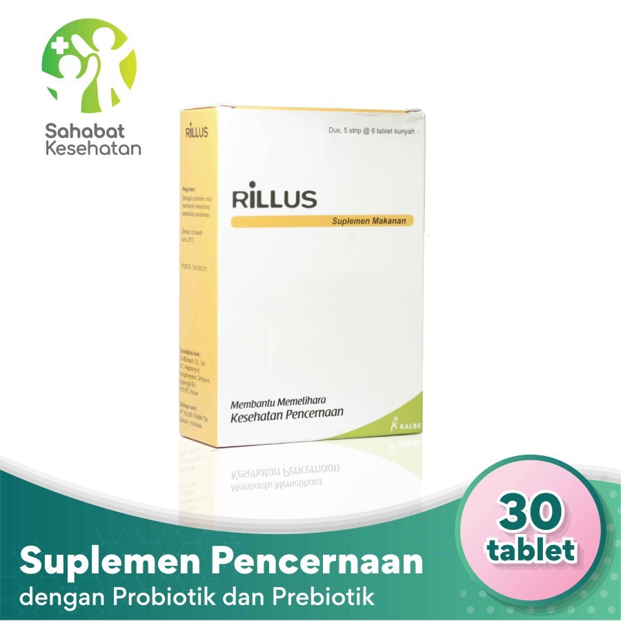 

Rillus - Suplemen Probiotik untuk Pencernaan