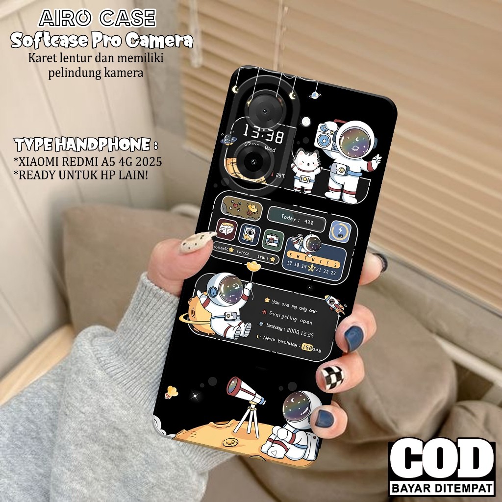 Case XIAOMI REDMI A5 4G 2025 Terbaru - Softcase XIAOMI REDMI A5 4G - Fashion Case ASTRONOT - Casing 