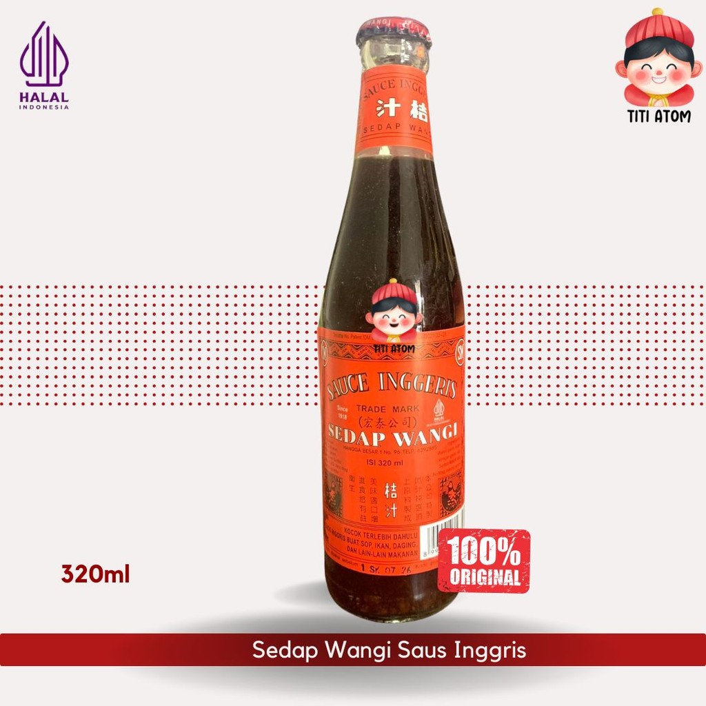 

Sedap Wangi Kecap Saus Inggris 300ml