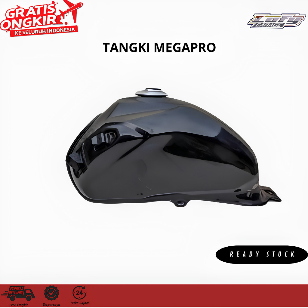 PROMO ready Tangki megapro mono karbu bahan impor motor