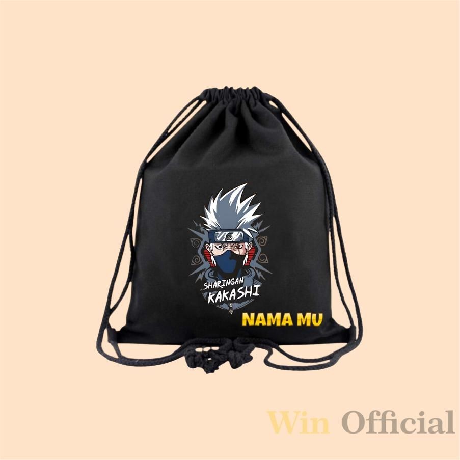 Tas Selempang Gambar Anime Naruto Kakashi Tas Anak dan Remaja Kece Laki Laki Perempuan