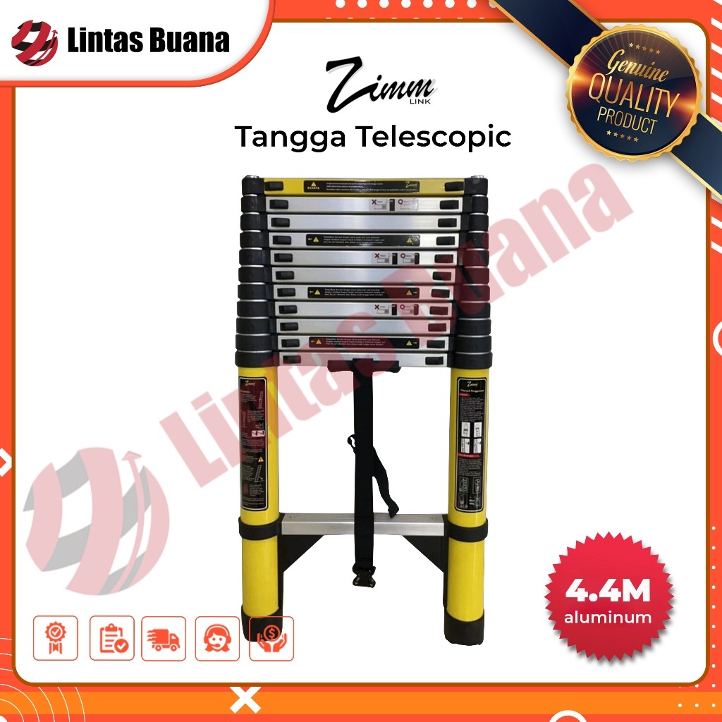 Tangga Telescopic Aluminium Zimmlink TERLARIS