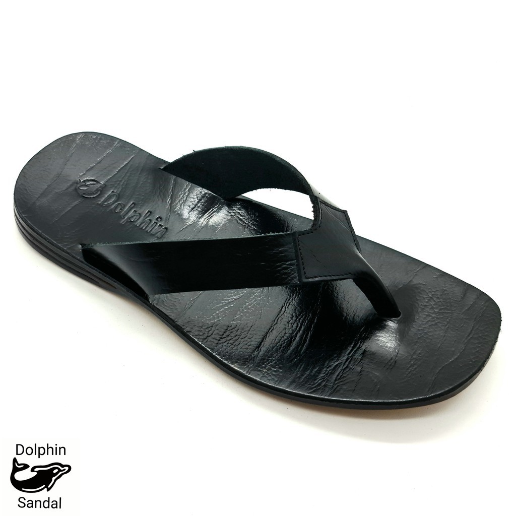Dolphin Sandal Jepit Pria Kulit Asli "Bristol"