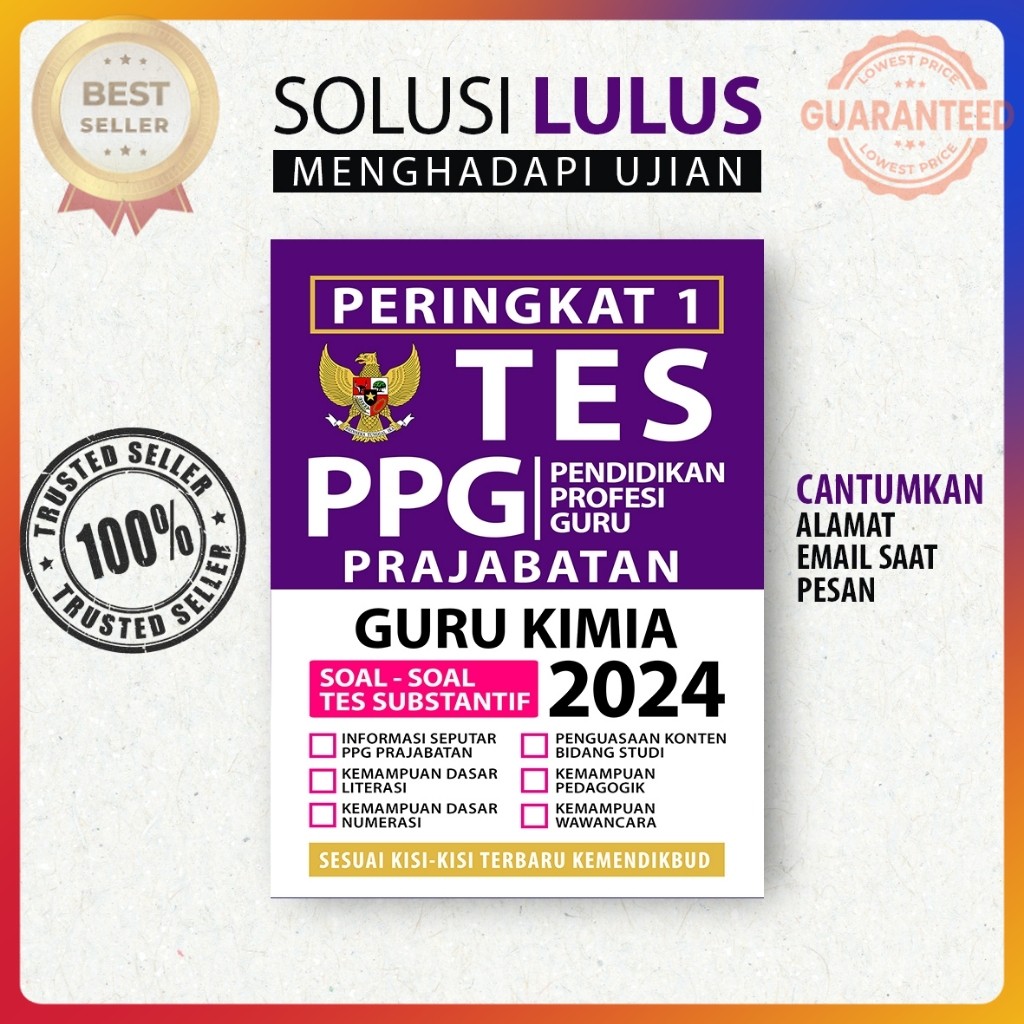 LULUS PPG GURU KIMIA PRA JABATAN 2024