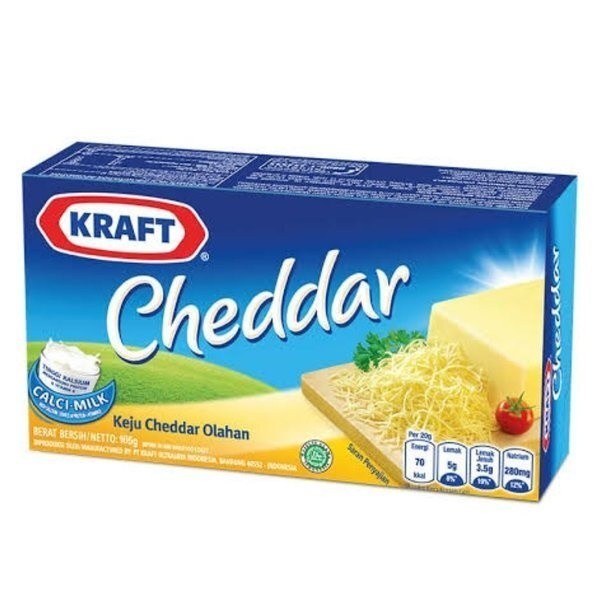 

Kraft Cheddar 150gr - Keju Batang Parut