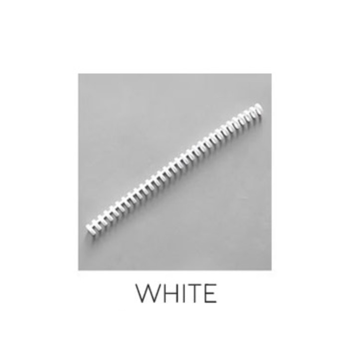 

PANMOMO DIY Plastic Binder Binding Strip - White