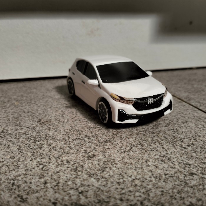 ✨Walhimura✨ - BEST SELLER miniatur Honda Brio new 2024 putih (bukan RS)