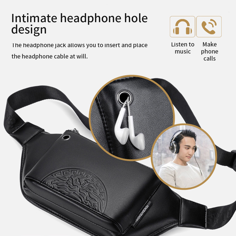 MS  Men Waist Bag pack Purse Waterproof Canvas Travel Phone belt bag pouch for Men Women Casual Bag 