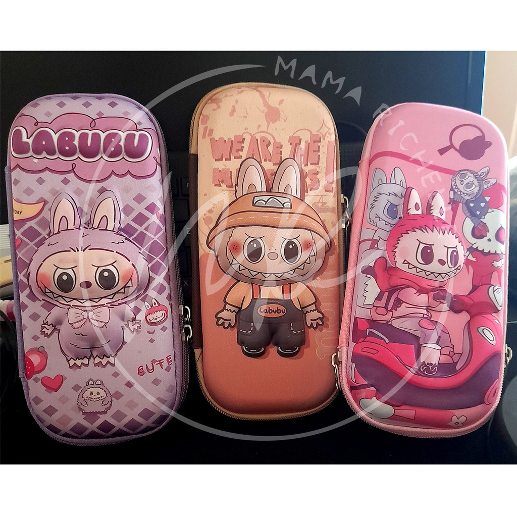

Kotak Pensil 3D Bahan EVA Lucu Karakter Labubu/ Water Resist/ Tahan Air/ Import/ Stationery/ Fashion