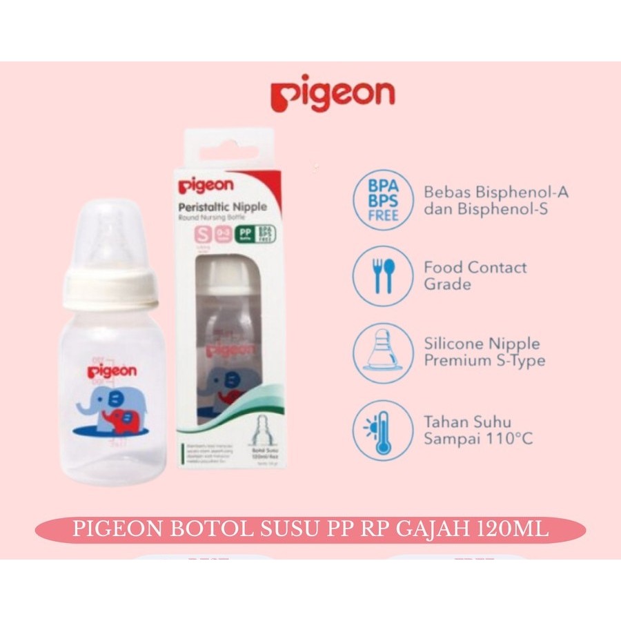 Pigeon Botol Susu Pigeon PP RP Gajah 120ml