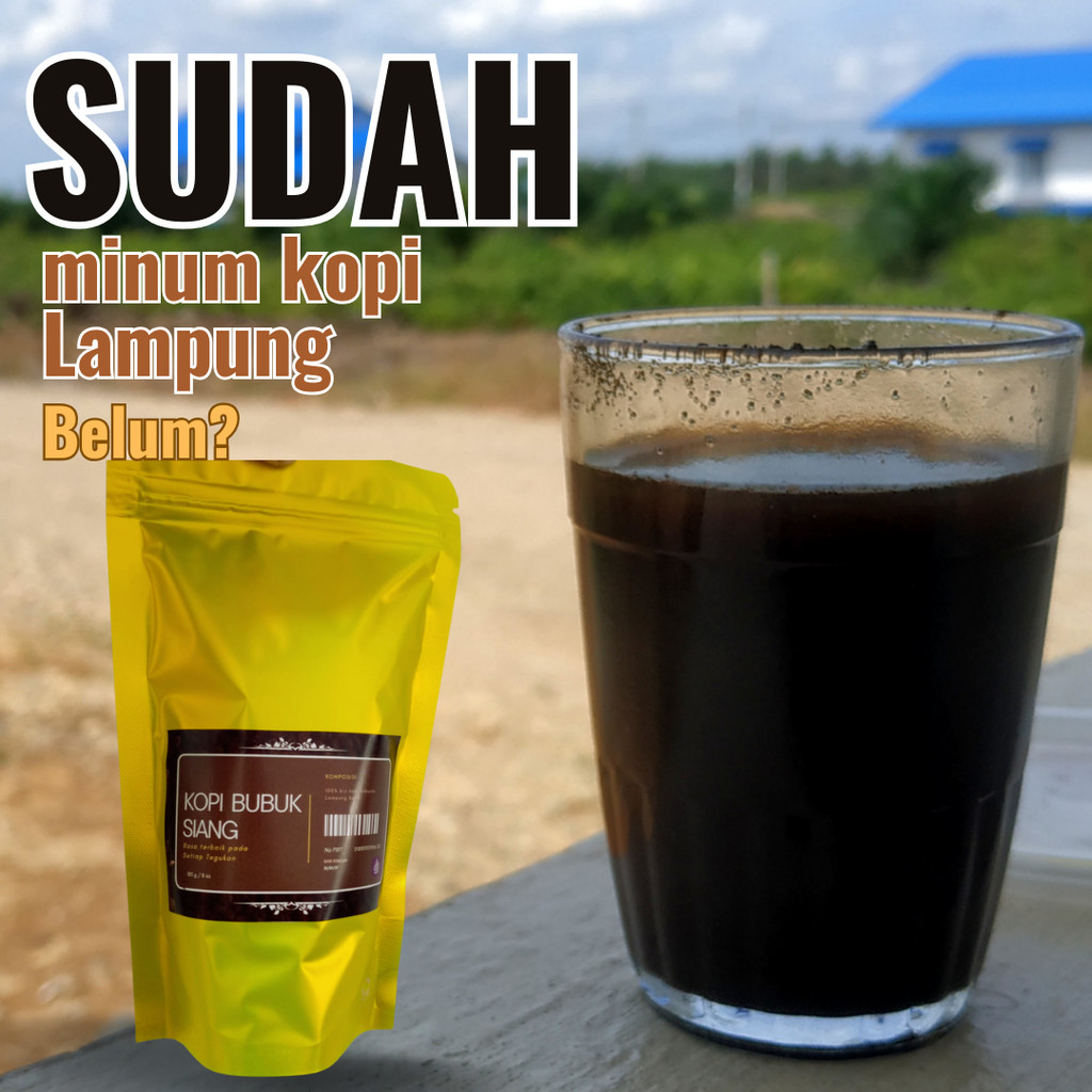 

Kopi Bubuk SIANG 185g Robusta Lampung