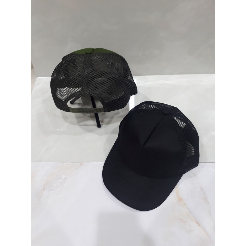 TOPI JARING TRUCKER BASEBALL CAP POLOS PRIA WANITA DEWASA BISBOL CEWEK DISTRO COWOK LAKI LAKI WARNA 