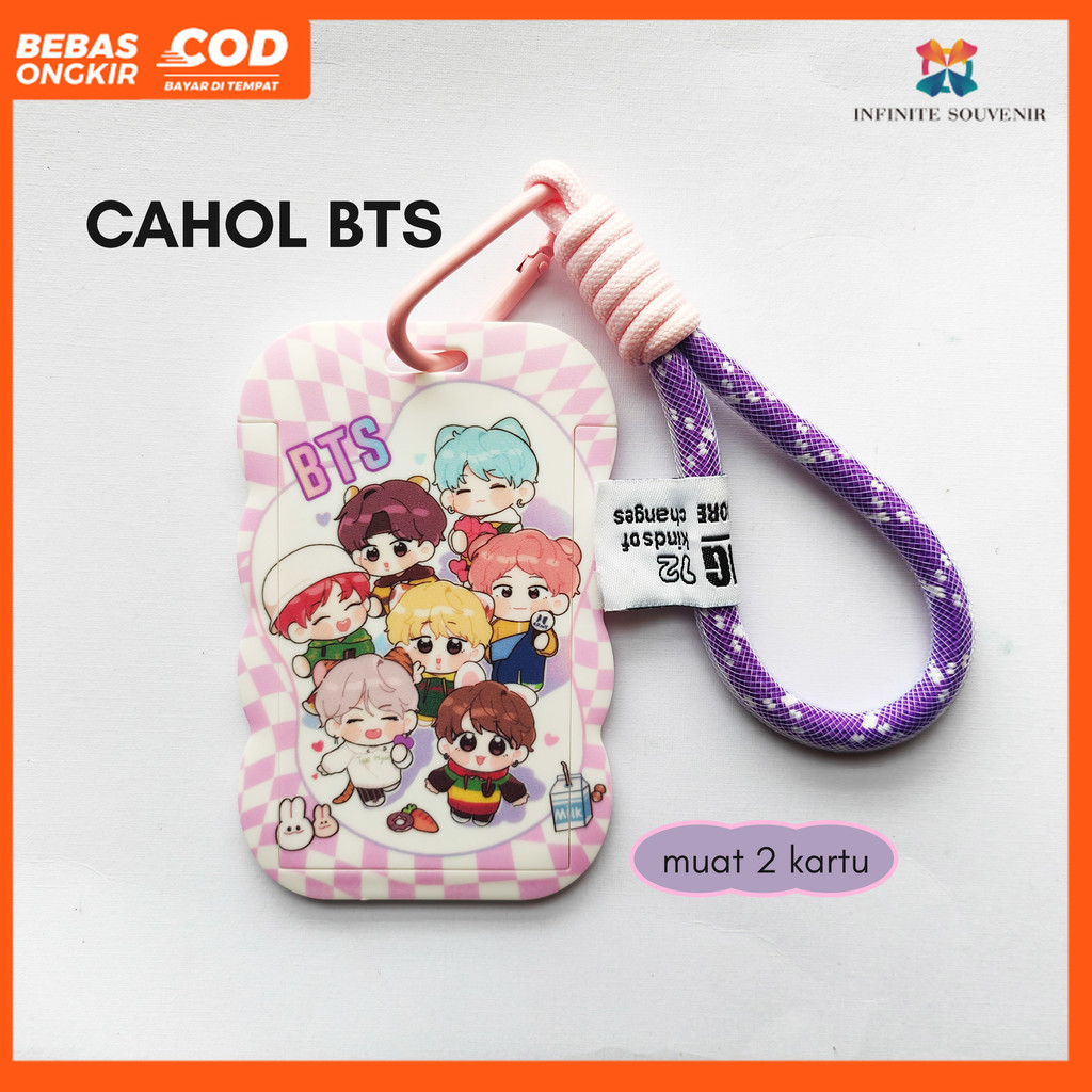 

[N020] CAHOL KPOP / BTS / Card Holder Strap Estetik Oppa