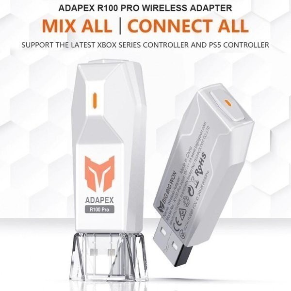BIGBIGWON R100 PRO USB Wireless Adapter Game Console Converter