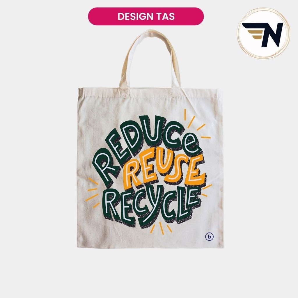 Jasa Desain tote bag Profesional | Design Logo Premium untuk usaha bisnis olshop umkm by Nassau Trad