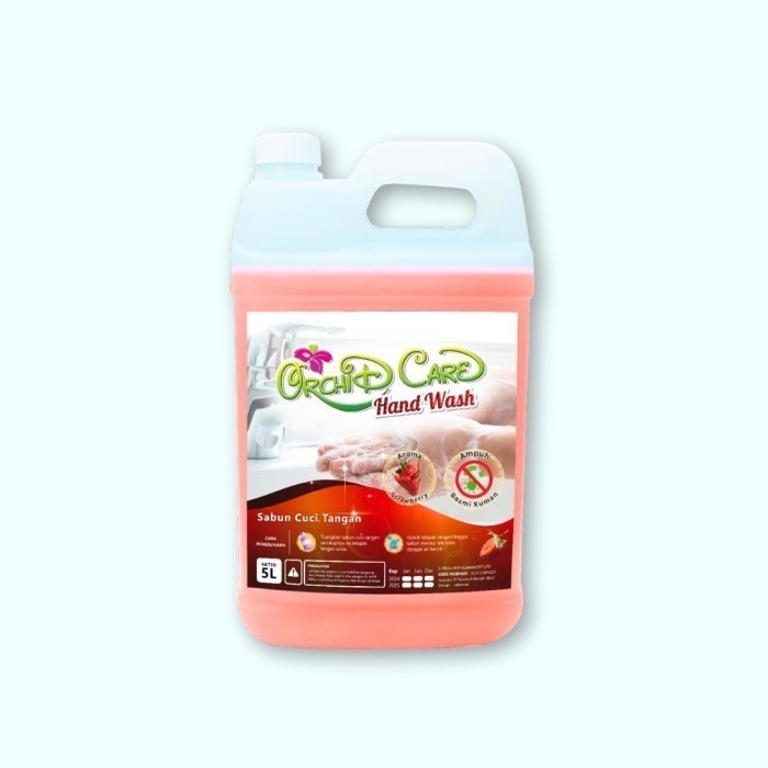 Sabun Cuci Tangan 5 Liter Hand Wash Cair Refill Aroma Strawberry