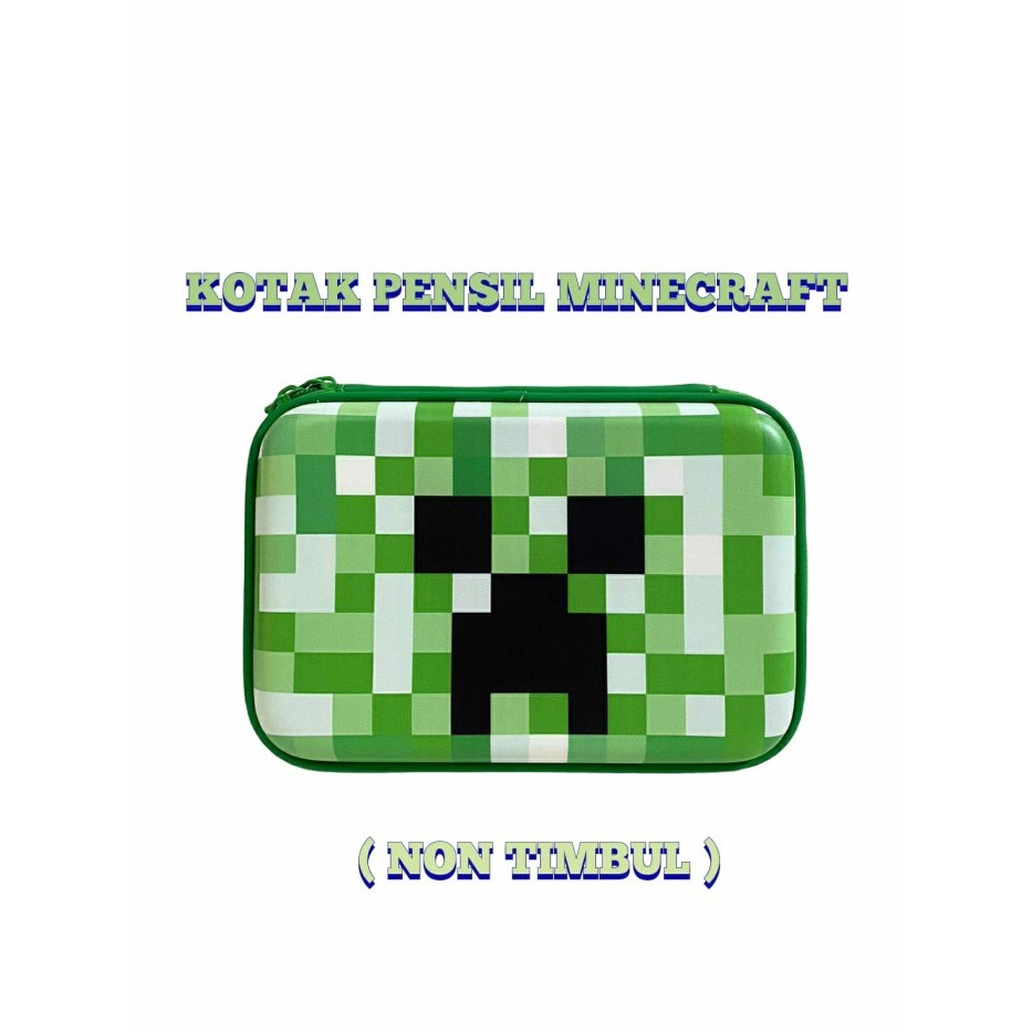 

[New Arrival]Best Kotak Pensil anak Laki laki NON TIMBUL karakter MINECRAFT import - KP MINECRAFT