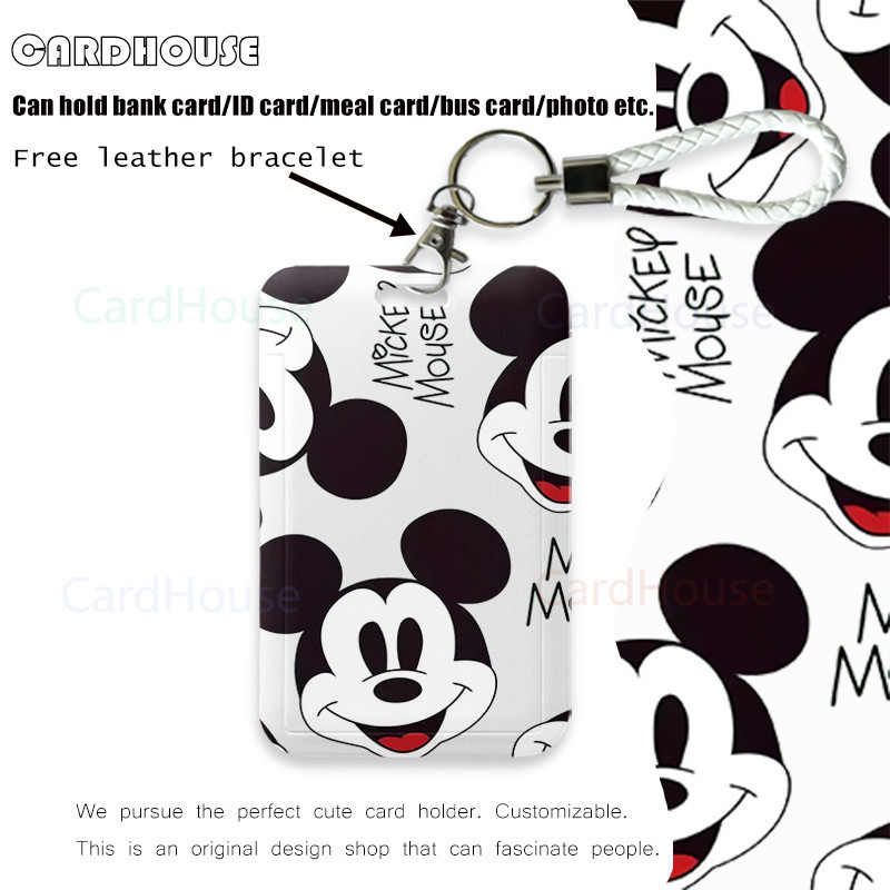 

( CardHouse ) INS ID CARD HOLDER Mickey Mouse Cute Kartun LT63 Tempat Kartu Photocard Photo Card