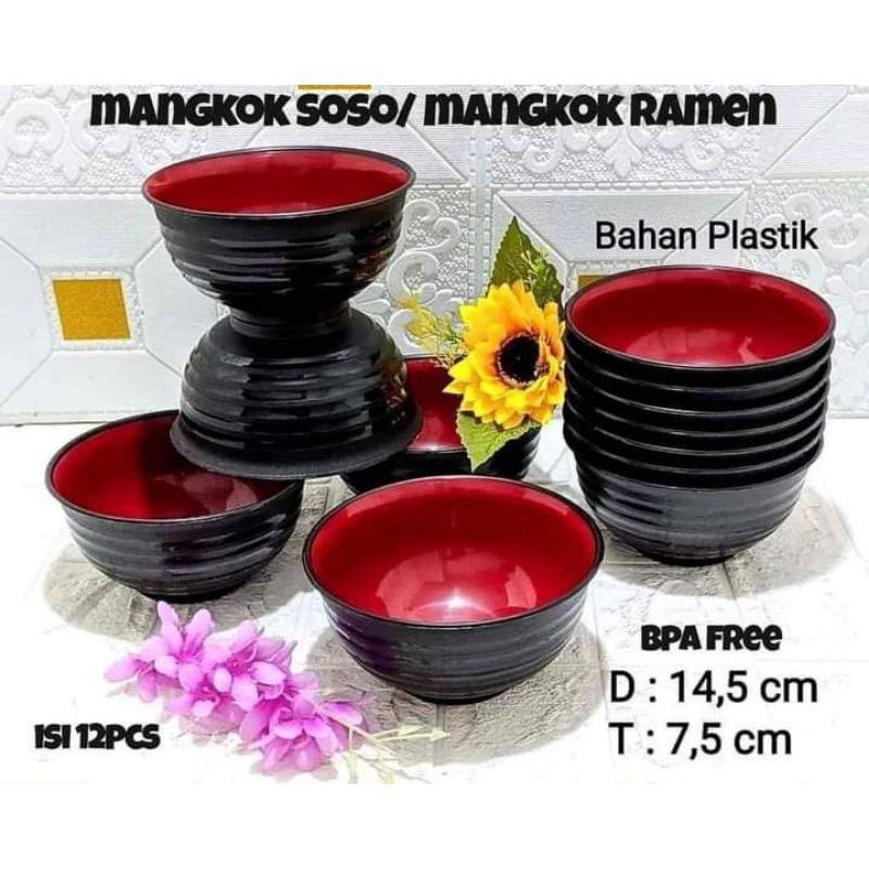 Mangkok Ramen ukuran M - Mangkok soso ramen - Mangkok mie