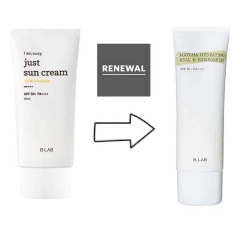 B Lab Matcha Hydrating Sunscreen SPF50+ PA++++ 50ml