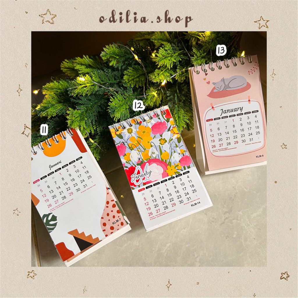 

PART 1 Kalender Meja Kecil 2025 Karakter Abstrak Islamic Animal Flower Aesthetic Calender New Year Aksesoris Stationery Korea Sekolah Kantor Office Desk Decoration Hiasan Meja Anak Lucu Atk Bjb Banjar Banjarbaru Odilia.Shop