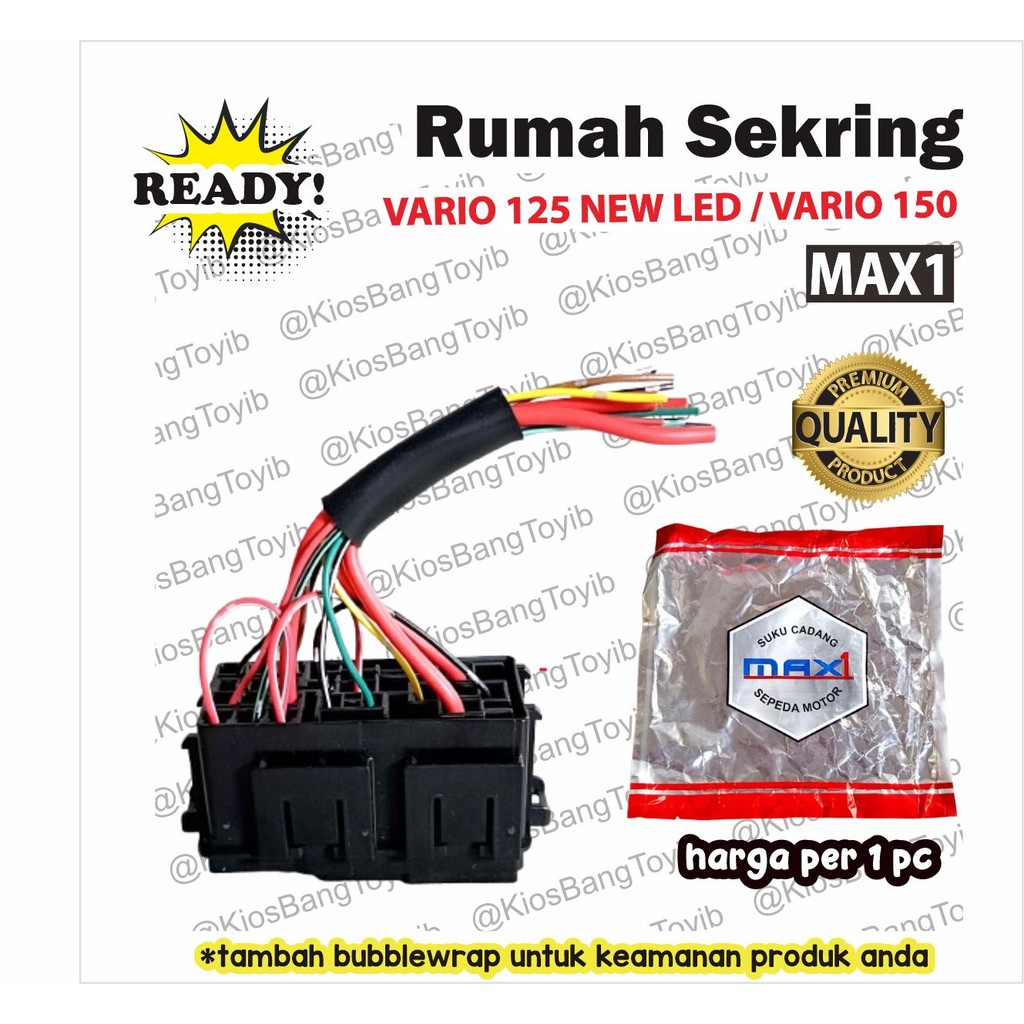 Rumah Box Sekring Sikring Honda Vario 125 New LED Vario 150 (Max1)