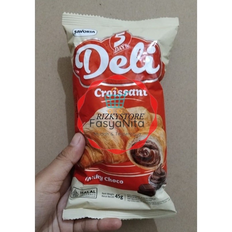 

5 Days Deli Croissant Milky Choco 45 gr - Fasyanita Denpasar