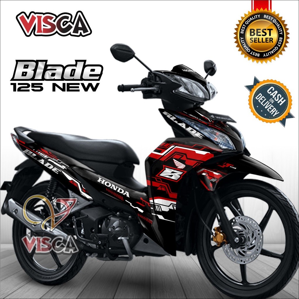 DECAL BLADE 125 NEW DECAL BLADE NEW 125 STIKER BLADE 125 NEW FULL BODY STRIPING BLADE 125 NEW HITECH