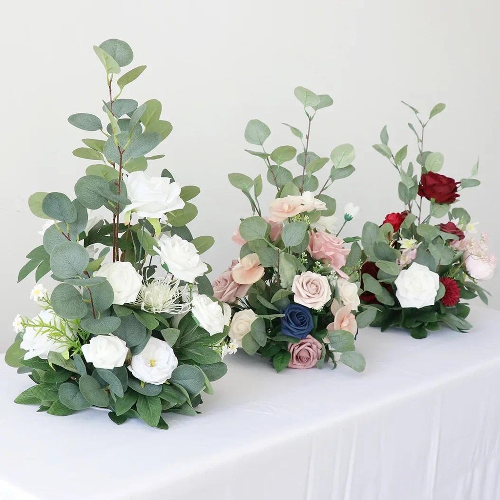 Artificial Flowers Wedding Road Guide Decoration Flower Balls Birthday Banquet Hotel Table Flowers C