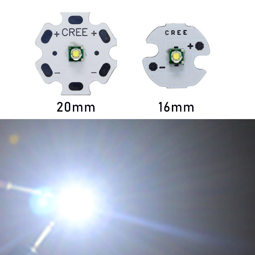 10 Watt Super Bright CREE HPL XML XMK T6 Led 6000k-6500k Lampu Sorot Senter