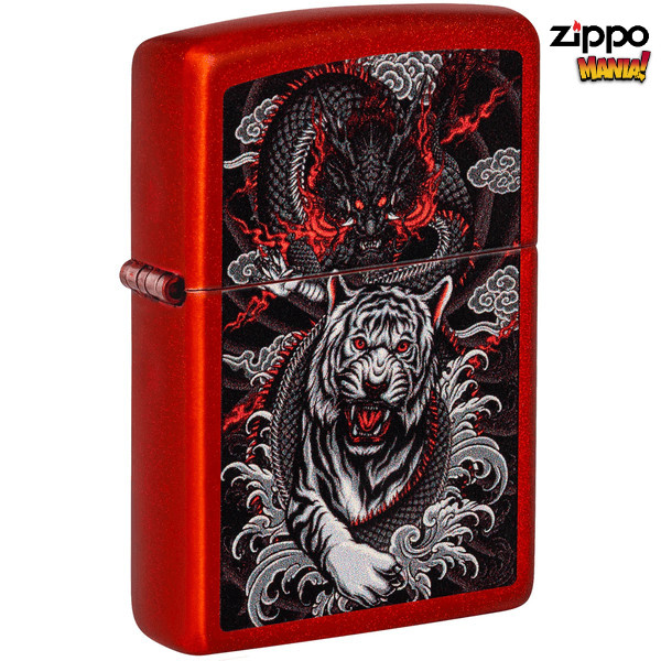 Zippo Power of Tiger & Dragon Design - Zippo Lighter Original
