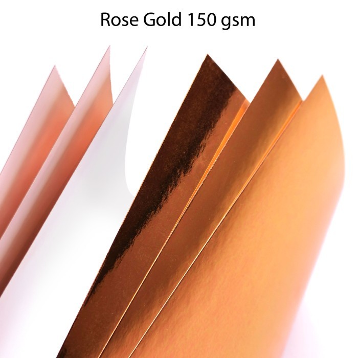 

Kertas Mirror 300 gsm A3 - Gold, Rose Gold Kaca Emas - RoseGold 150gsm