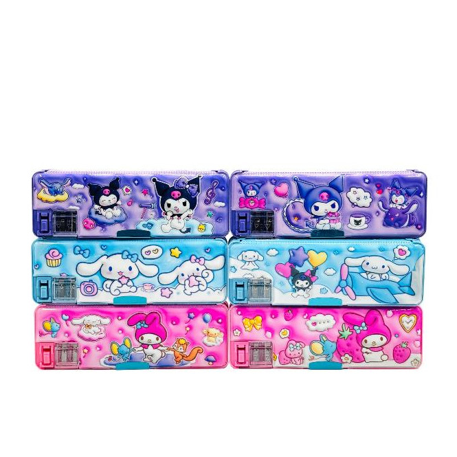 

( StaLand ) Kotak Tempat Pensil MAGNET Fancy Sanrio Kuromi My Melody Cinnamorol